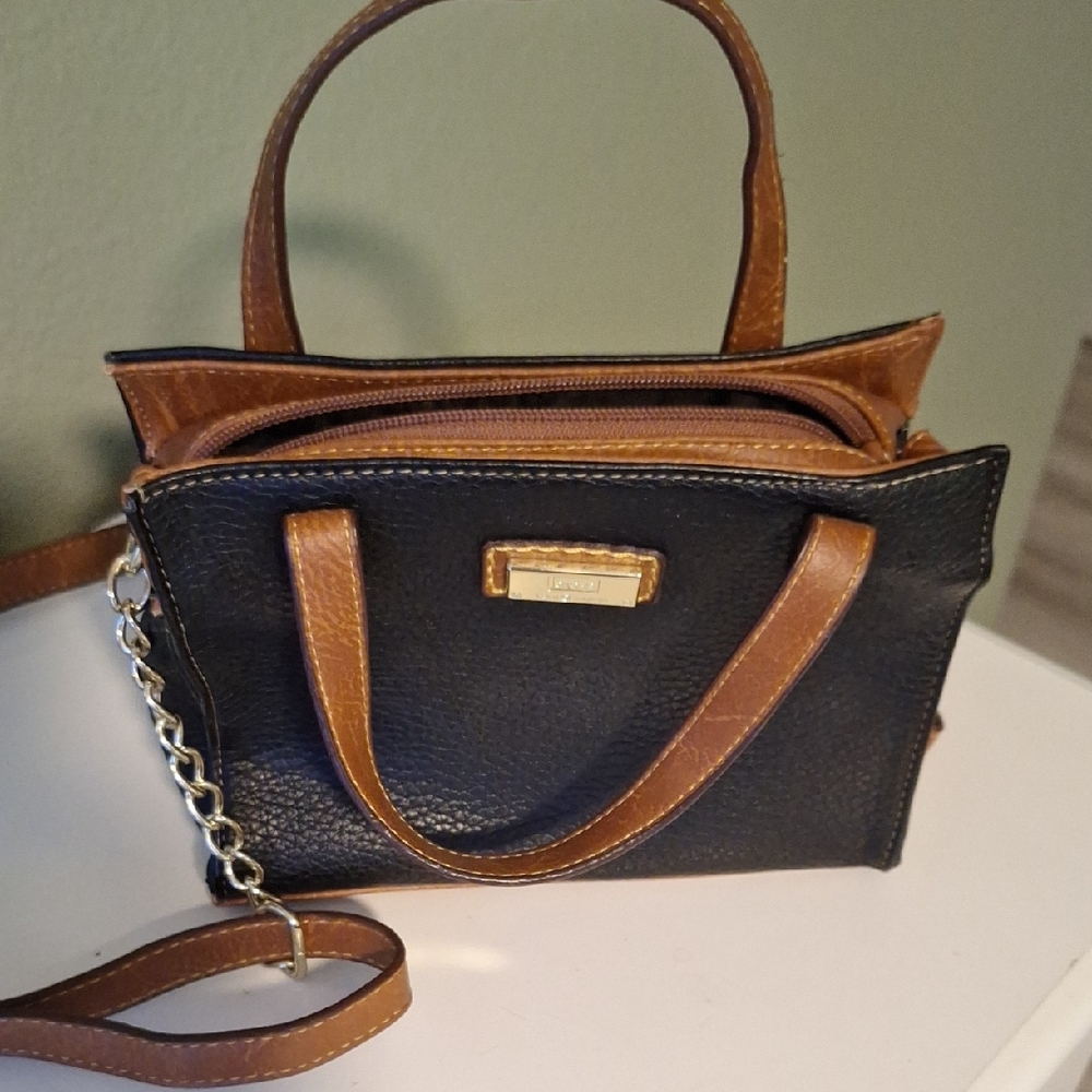 Elegant BOC Black and Brown Handbag New